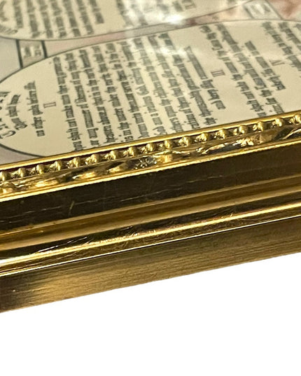 Vintage Gold gilt Solid wood ornate framed Dionne Simpson 10 Commandment…