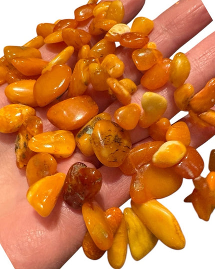 Vintage 32” Russian Baltic Honey Amber Beaded Necklace