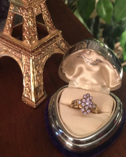 - 10k Gold Tanzanite cocktail ring W/Appraisal