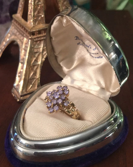 - 10k Gold Tanzanite cocktail ring W/Appraisal
