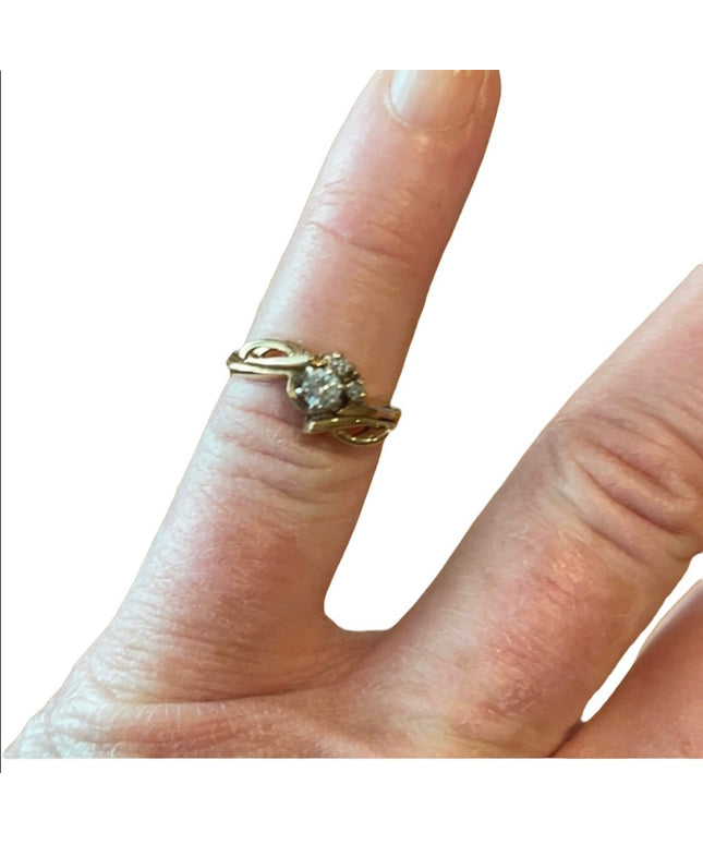 14k Gold Diamond Engagement ring APPRAISAL