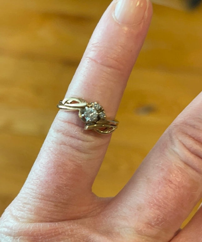 14k Gold Diamond Engagement ring APPRAISAL
