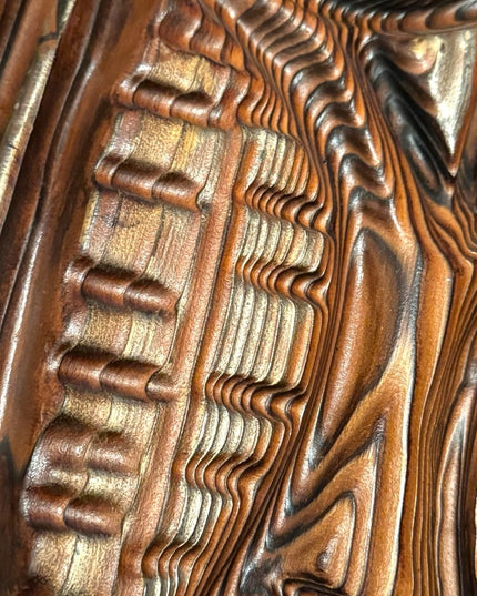 Vintage Heavy Large 1960s Solid Wood Native Carved Wooden Owl Wall Art MCM