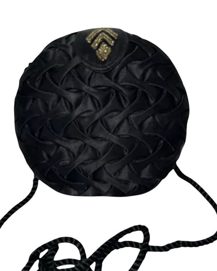 Vintage Lancome Paris Magie Noir Black limited designer evening bag