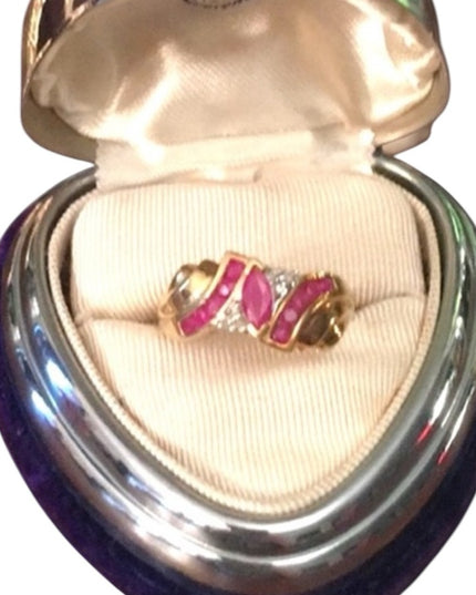 10k Gold diamond & Ruby ring w/appraisal