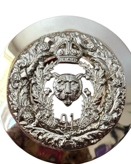 Antique RARE  WWI Argyll Sutherland Highlanders Regimental Brooch James Chisholm