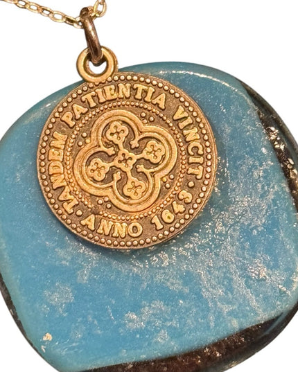 Vintage Murano Blue and Black Pendant 925 Sterling bead Necklace