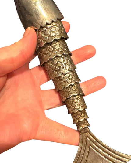 Vintage 1950s Bar ware Silver Fish-Shaped 1950s Bottle Opener Mexico Rare
