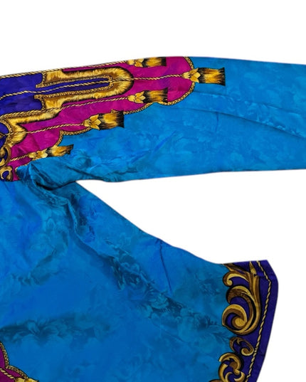 Vintage Tealy Blue? Purple pink gold 1980s Stunning magestic jacket occasions