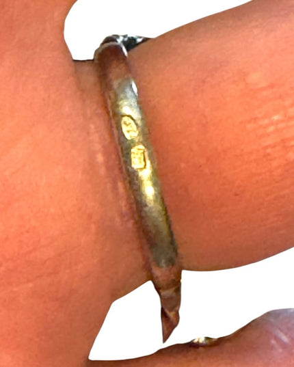 Vintage Russian Baltic Amber  Sterling Silver 925 MS Women's Ring