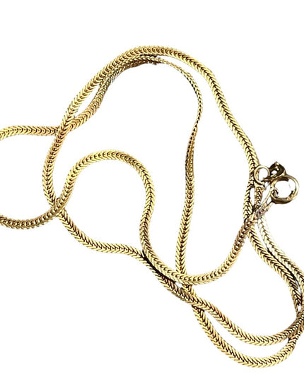 Vintage 14k solid Gold Beautiful Necklace Italy