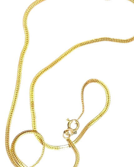 Vintage 14k solid Gold Beautiful Necklace Italy