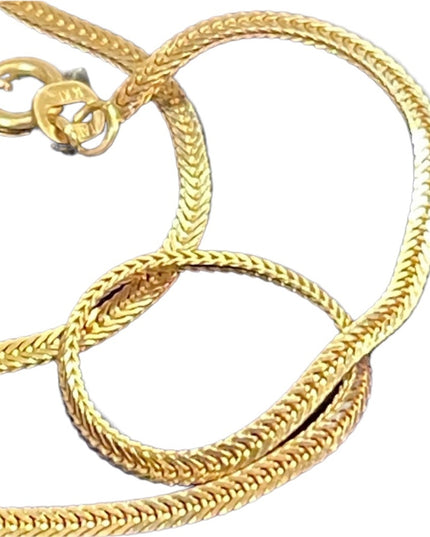 Vintage 14k solid Gold Beautiful Necklace Italy