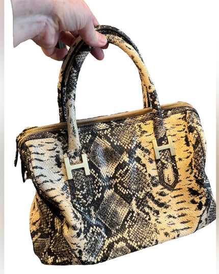 Vintage Luxury immitation Snakeskin leather Pattern SOHO shoulder Handbag purse