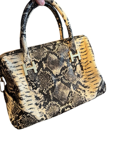 Vintage Luxury immitation Snakeskin leather Pattern SOHO shoulder Handbag purse