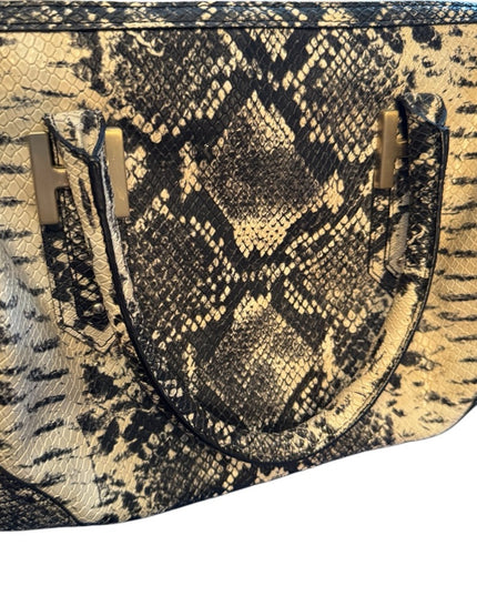 Vintage Luxury immitation Snakeskin leather Pattern SOHO shoulder Handbag purse