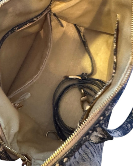 Vintage Luxury immitation Snakeskin leather Pattern SOHO shoulder Handbag purse