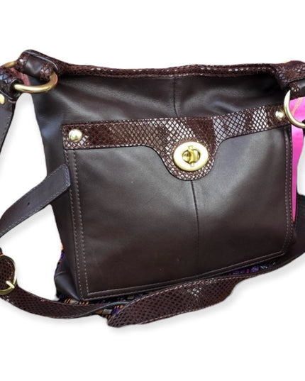 Like New Brown Coach crossbody F16533