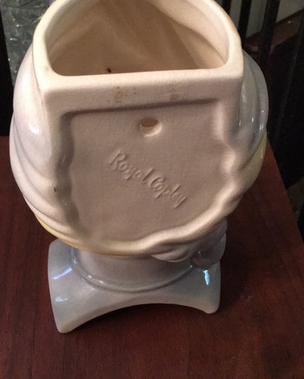 Vintage Royal Copley Head vase 1950s Blackamoor