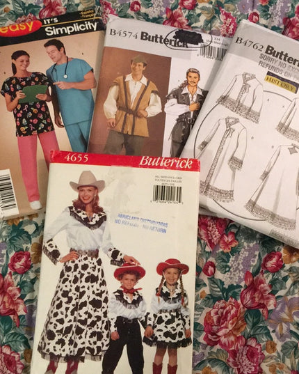 UNCUT Sewing pattern Costume scrubs Patterns