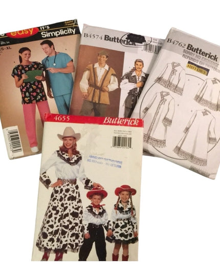 UNCUT Sewing pattern Costume scrubs Patterns