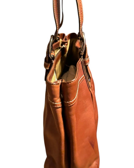 Large supple Coach Brown Leather Tote Bag Soho purse L0973-F13733