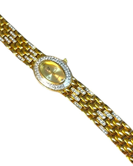 Elixabeth Arden NEW gold rhinestone womens watch