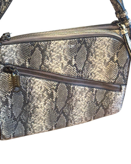Lovely textured leather Snakeskin Pattern Shoulder Bag crossbody
