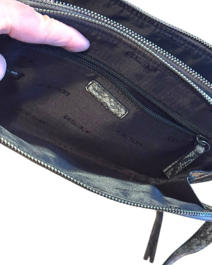Lovely textured leather Snakeskin Pattern Shoulder Bag crossbody