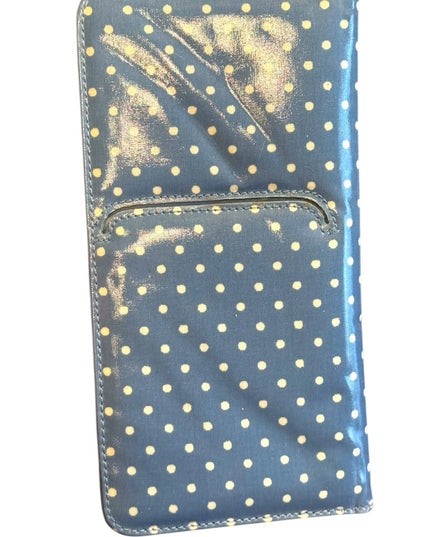 Cath Kidston London Polka Dot Blue Wallet Case