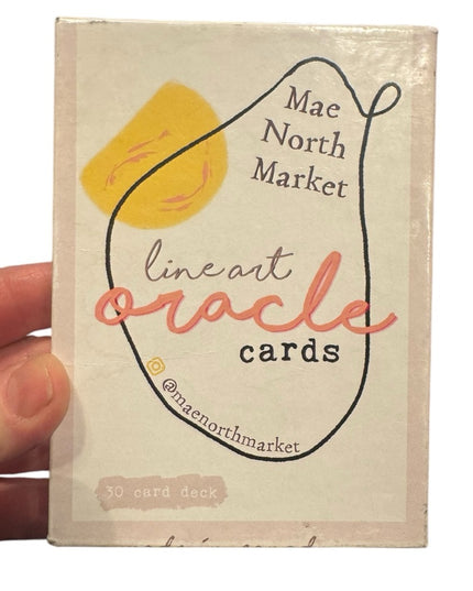 Mae North Market Line Art Oracle Cards RARE Canadian Deck