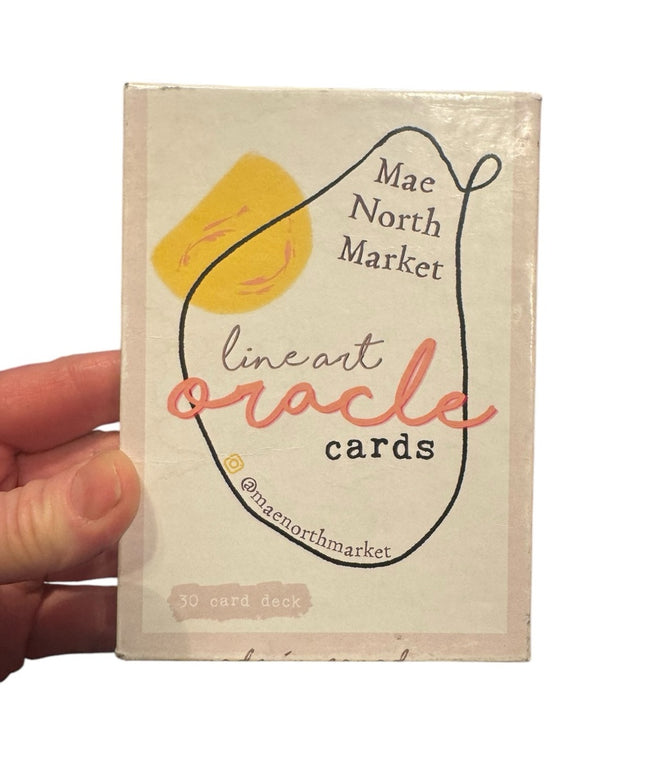 Mae North Market Line Art Oracle Cards RARE Canadian Deck