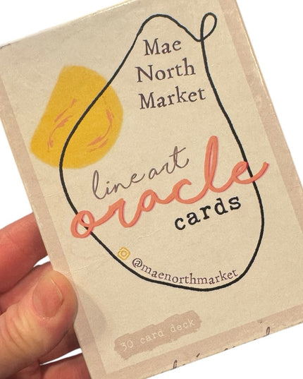 Mae North Market Line Art Oracle Cards RARE Canadian Deck