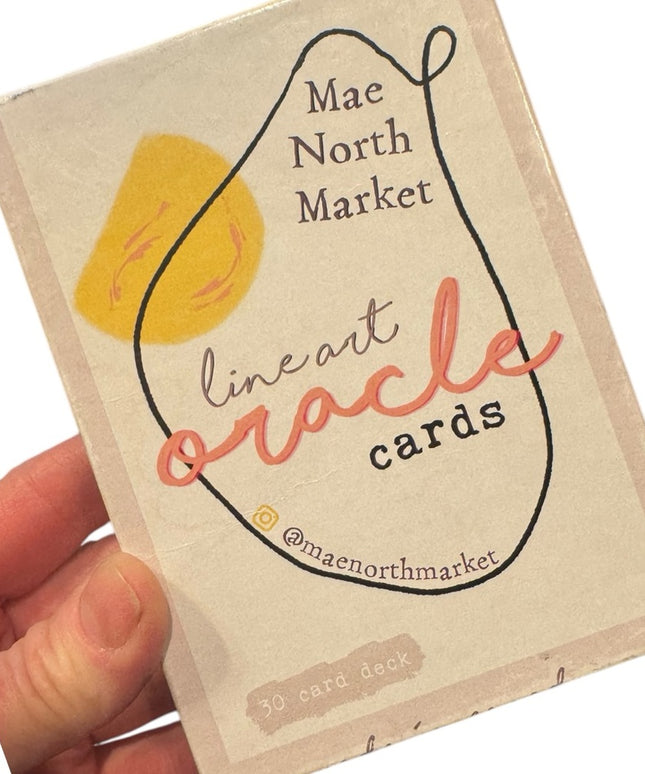 Mae North Market Line Art Oracle Cards RARE Canadian Deck
