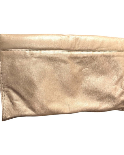Elegant Vintage Cabrelli Tan supple leather Clutch purse