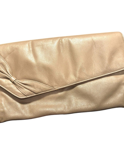Elegant Vintage Cabrelli Tan supple leather Clutch purse