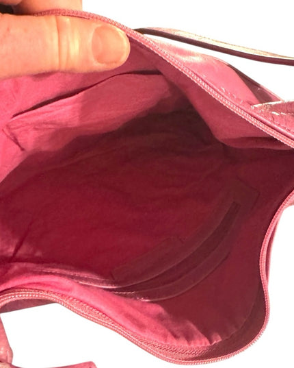 Great Pinkish purple  DANIER Leather Women's crossbody purse Bag