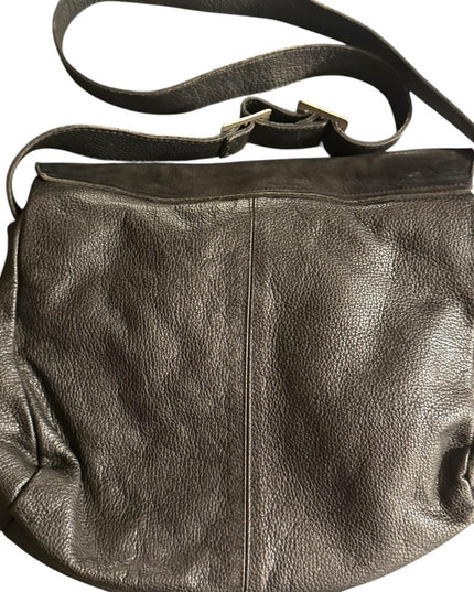 Vintage Black Leather purse Bag VICTOR