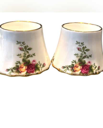 - New Royal Albert Egg cups x2 pcs Old Country Roses