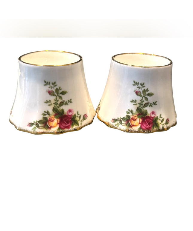 - New Royal Albert Egg cups x2 pcs Old Country Roses