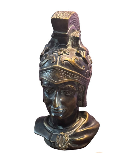 Vintage Mid Century Devonware Soldier Heavy Bronzed statue 
Hermes Mercury