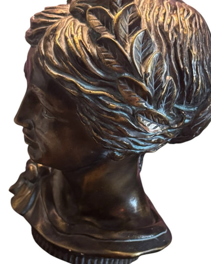 Bronze Diane De Poitiers Sculpture Devonware Canada Genuine Hand Painted Heavy