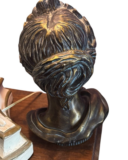 Bronze Diane De Poitiers Sculpture Devonware Canada Genuine Hand Painted Heavy