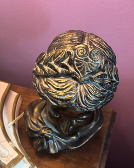 Bronze Diane De Poitiers Sculpture Devonware Canada Genuine Hand Painted Heavy