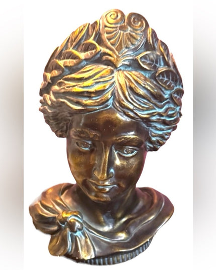 Bronze Diane De Poitiers Sculpture Devonware Canada Genuine Hand Painted Heavy