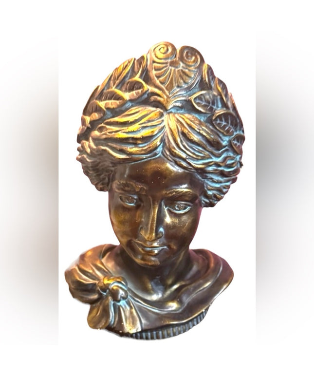Bronze Diane De Poitiers Sculpture Devonware Canada Genuine Hand Painted Heavy