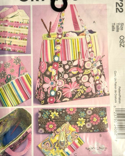 NEW UNCUT 9 Pcs Fashion Accessories Bag Tote purse Pattern Sewing LOT