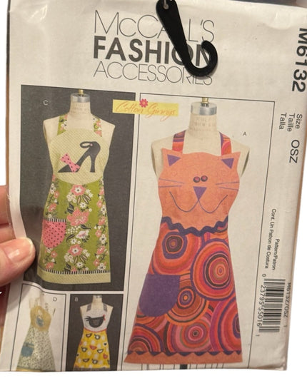 NEW UNCUT CHILD & ADULT Accessories Apron Sewing Pattern LOT 6 pcs