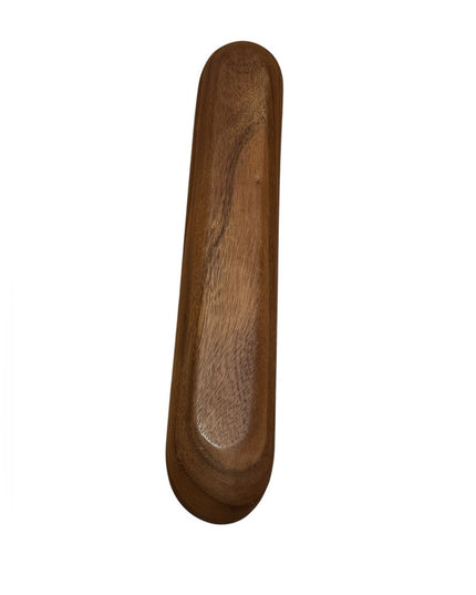 Elegant Vintage Teak Mid Century Wooden Tray Dough wood MCM