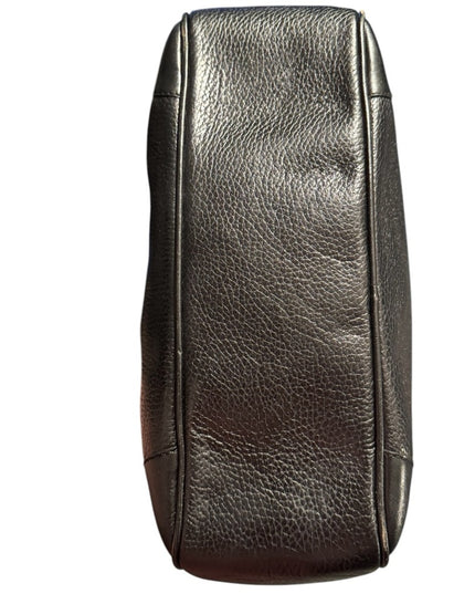 Elegant Vintage Flavi Vismano ITALY Black Leather Doctors Handbag purse